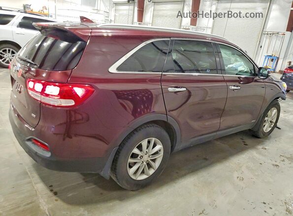 5XYPGDA32GG133941 2016 KIA SORENTO Burgundy Հետևի աջ