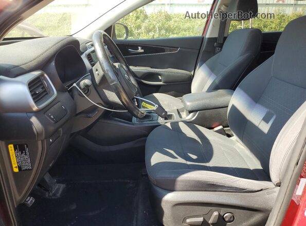 5XYPGDA32JG366791 2018 KIA SORENTO Red Widok wnętrza z przodu