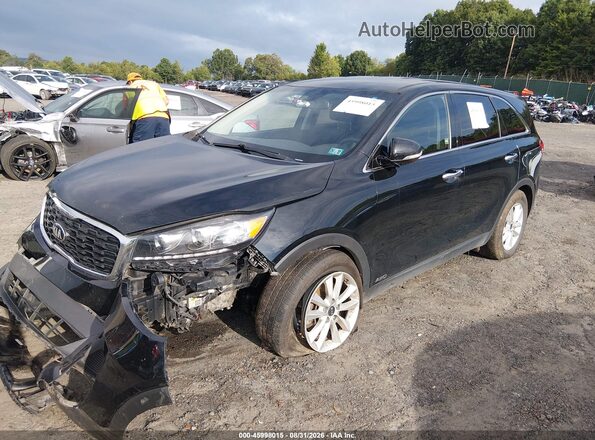 5XYPGDA32LG623404 2020 KIA SORENTO Черный Передняя левая четверть