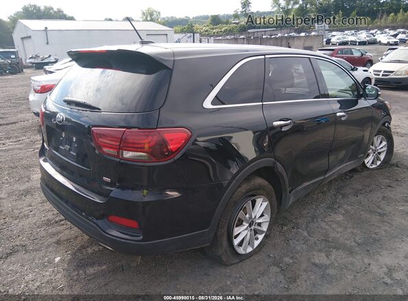 5XYPGDA32LG623404 2020 KIA SORENTO Черный Задняя правая четверть
