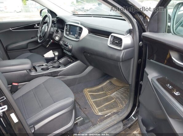 5XYPGDA32LG633611 2020 KIA SORENTO Black Widok wnętrza z przodu