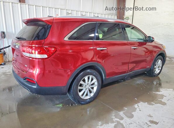 5XYPGDA33GG098973 2016 KIA SORENTO Red უკანა მარჯვენა