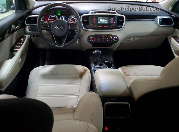 5XYPGDA33GG098973 2016 KIA SORENTO Red წინა პანელის ხედი