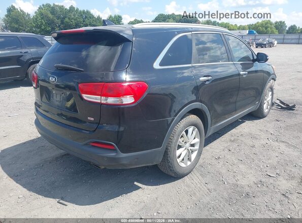 5XYPGDA33HG238845 2017 KIA SORENTO Черный Задняя правая четверть