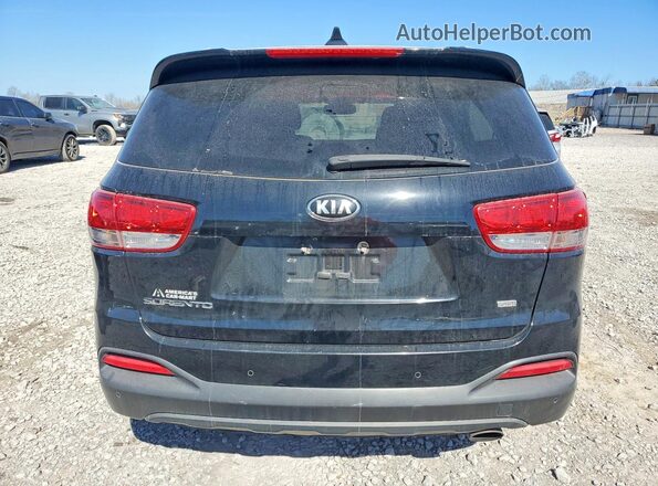 5XYPGDA33HG268086 2017 KIA SORENTO Black Вид ззаду