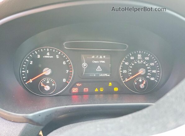 5XYPGDA33HG268086 2017 KIA SORENTO Black Вид щитка приладів