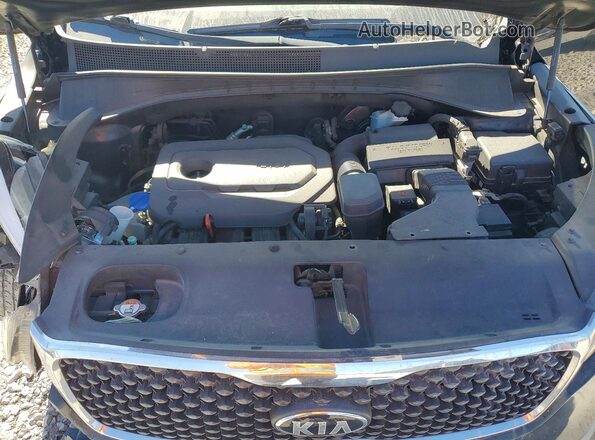 5XYPGDA33HG268086 2017 KIA SORENTO Black Вид підкапотного простору