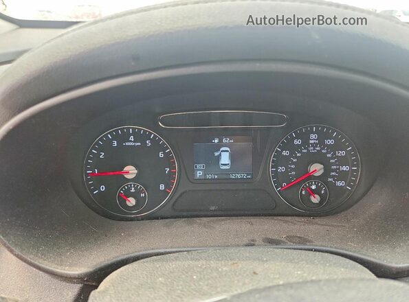 5XYPGDA33KG466870 2019 KIA SORENTO Burgundy Widok zestawu wskaźników