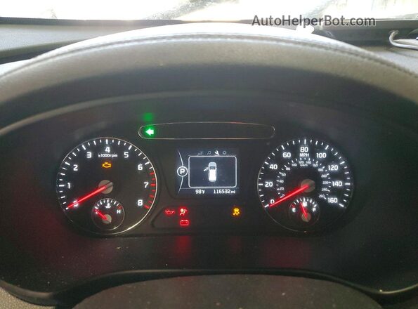 5XYPGDA34GG020735 2016 KIA SORENTO White Вид щитка приладів