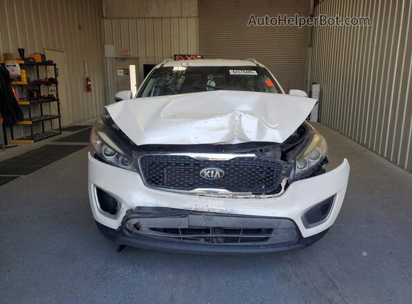 5XYPGDA34GG020735 2016 KIA SORENTO White Вид спереду