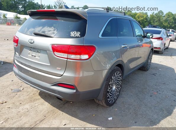5XYPGDA34GG023344 2016 KIA SORENTO Gray Tył prawy