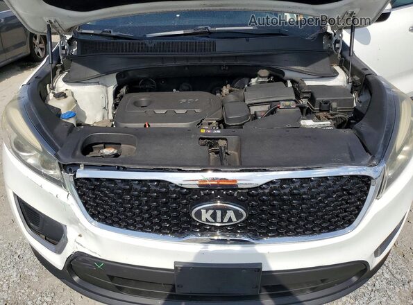 5XYPGDA34GG103016 2016 KIA SORENTO White Engine compartment view
