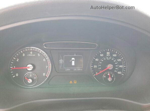 5XYPGDA34GG103016 2016 KIA SORENTO White Instrument cluster view