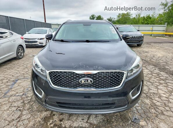 5XYPGDA34HG264595 2017 KIA SORENTO Черный Вид сзади