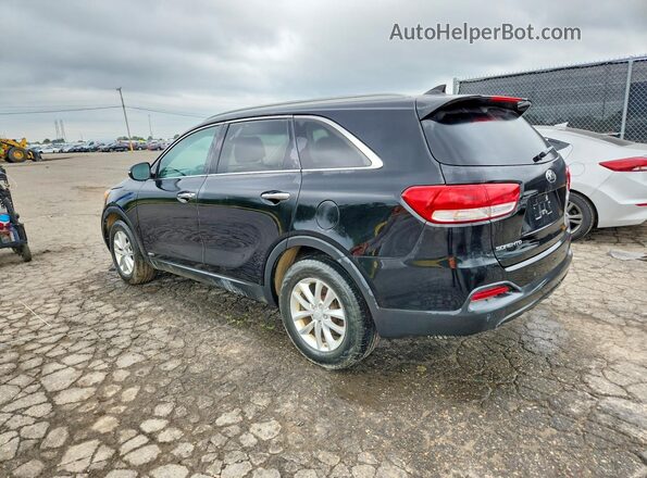 5XYPGDA34HG264595 2017 KIA SORENTO Черный Задняя правая четверть