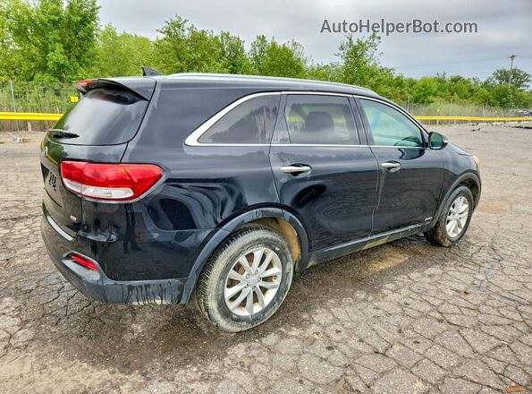 5XYPGDA34HG264595 2017 KIA SORENTO Черный Передняя правая четверть