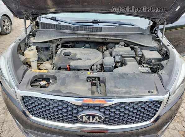 5XYPGDA34HG264595 2017 KIA SORENTO Черный Вид наклейки с VIN-кодом