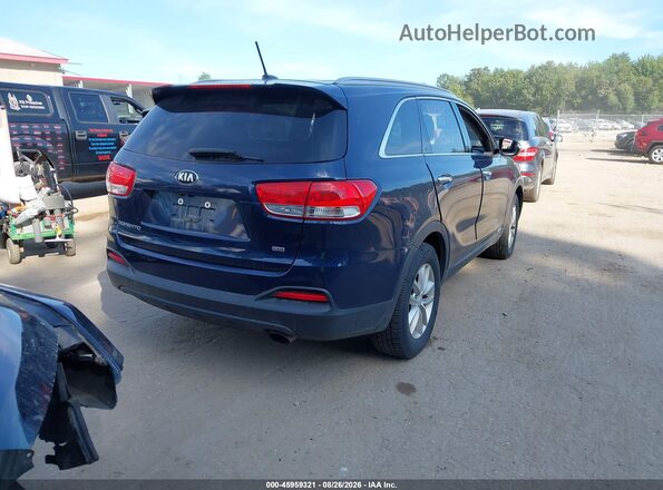 5XYPGDA34HG296429 2017 KIA SORENTO Blue Tył prawy