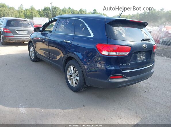 5XYPGDA34HG296429 2017 KIA SORENTO Blue Tył lewy