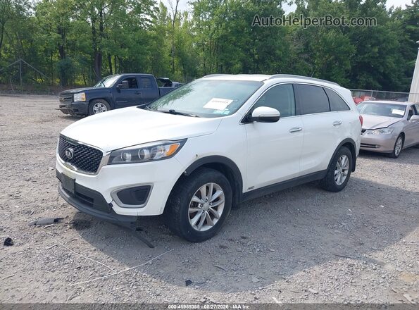 5XYPGDA34HG315867 2017 KIA SORENTO Белый Передняя левая четверть