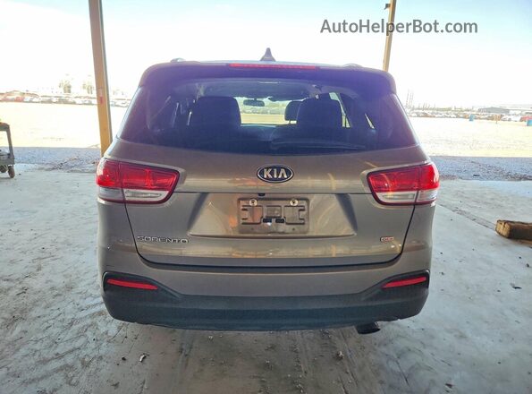 5XYPGDA34JG401587 2018 KIA SORENTO Gray Вид ззаду