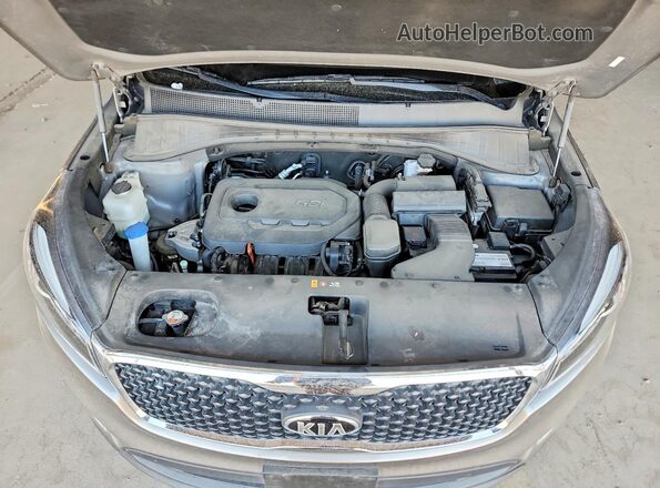 5XYPGDA34JG401587 2018 KIA SORENTO Gray Вид підкапотного простору