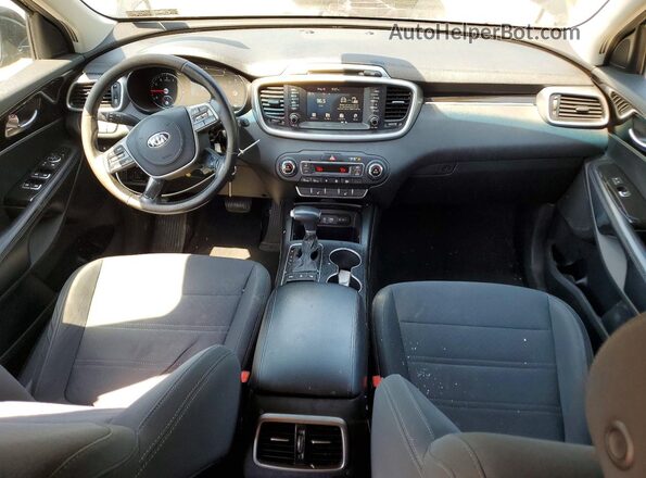 5XYPGDA34KG589688 2019 KIA SORENTO Black წინა პანელის ხედი