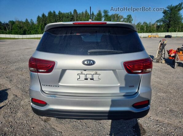 5XYPGDA34LG654377 2020 KIA SORENTO Silver Rear view