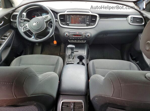 5XYPGDA34LG676587 2020 KIA SORENTO Gray Առջևի վահանակի տեսք
