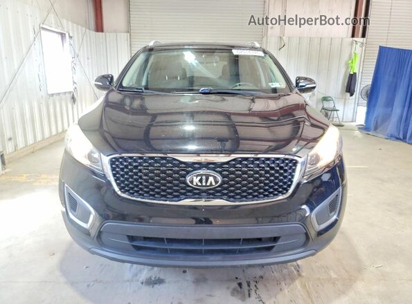 5XYPGDA35GG168036 2016 KIA SORENTO Black წინა ხედი