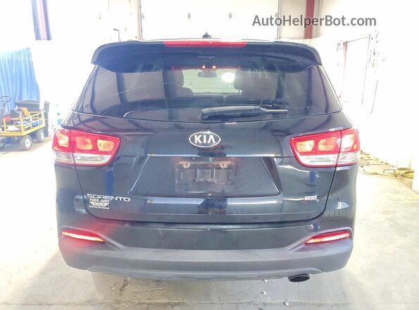 5XYPGDA35GG168036 2016 KIA SORENTO Black უკანა ხედი