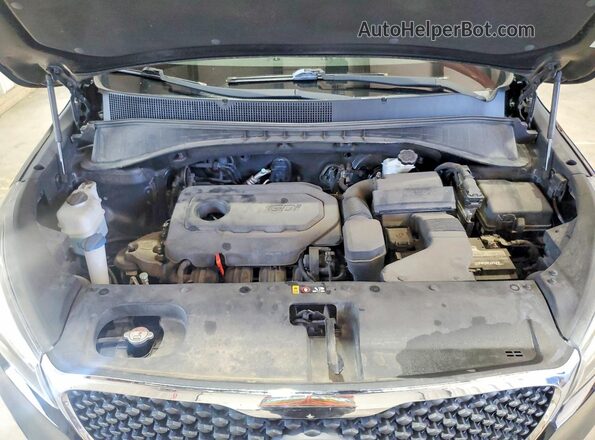 5XYPGDA35GG168036 2016 KIA SORENTO Black ძრავის განყოფილების ხედი