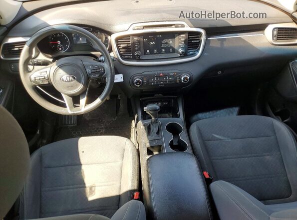 5XYPGDA35JG385948 2018 KIA SORENTO Black Առջևի վահանակի տեսք