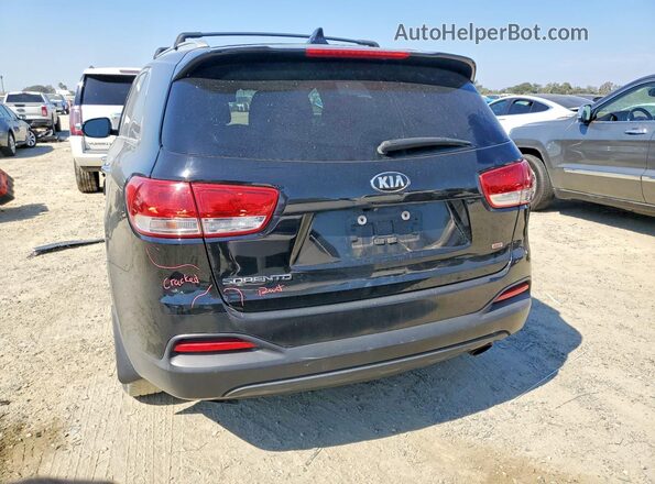 5XYPGDA35JG385948 2018 KIA SORENTO Black Հետևի տեսք