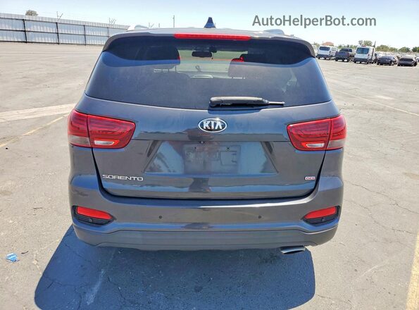 5XYPGDA35KG438780 2019 KIA SORENTO Gray Հետևի տեսք
