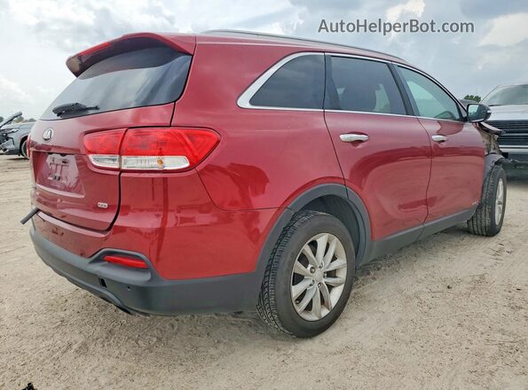 5XYPGDA36GG166473 2016 KIA SORENTO Burgundy Հետևի աջ