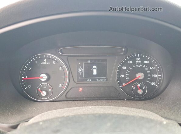 5XYPGDA36GG166473 2016 KIA SORENTO Burgundy Սարքավորումների վահանակի տեսք