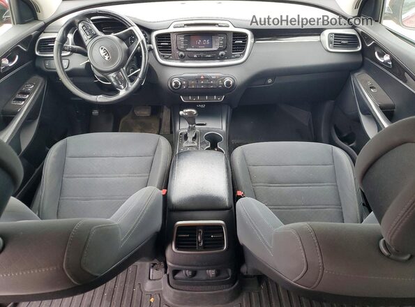5XYPGDA36GG166473 2016 KIA SORENTO Burgundy Առջևի վահանակի տեսք