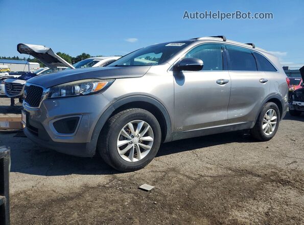 5XYPGDA36JG376207 2018 KIA SORENTO Gray Rear left