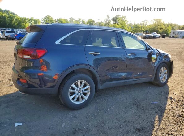 5XYPGDA36KG535129 2019 KIA SORENTO Blue Trasero derecho