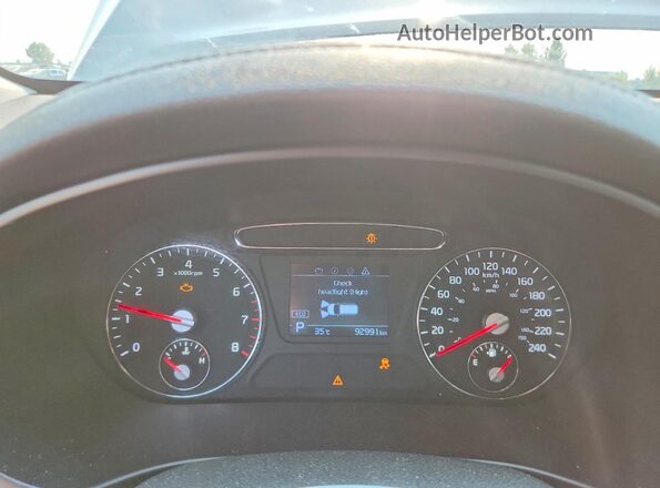 5XYPGDA36LG685324 2020 KIA SORENTO Gray Vista del cuadro de instrumentos