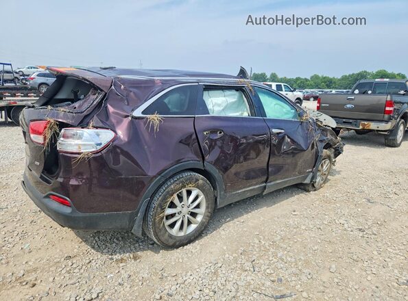5XYPGDA37GG014749 2016 KIA SORENTO Purple Հետևի աջ