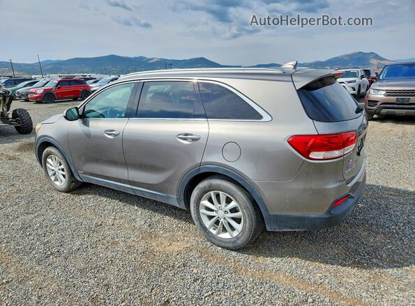 5XYPGDA37GG032927 2016 KIA SORENTO Charcoal Задня ліва чверть