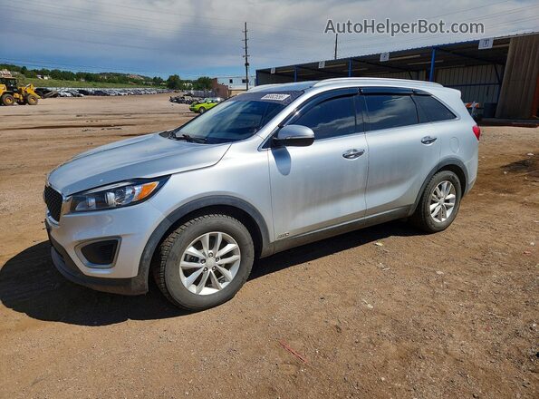 5XYPGDA37GG034662 2016 KIA SORENTO Silver Հետևի ձախ