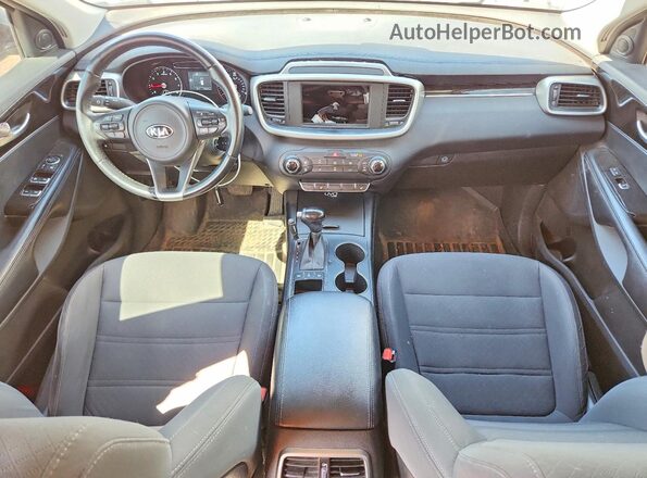 5XYPGDA37GG034662 2016 KIA SORENTO Silver Սարքավորումների վահանակի տեսք