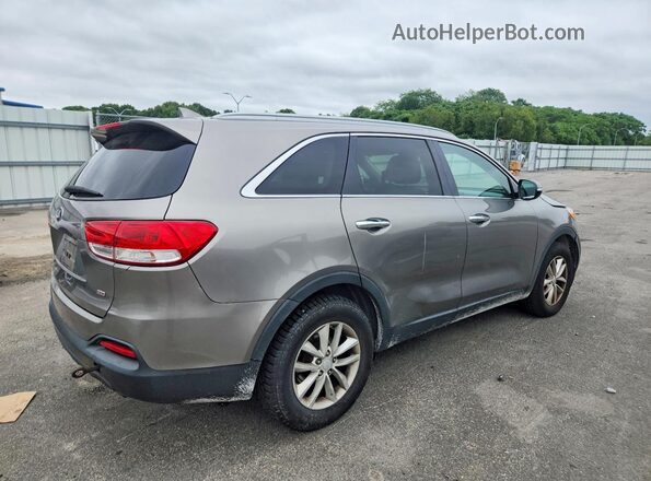 5XYPGDA37GG046004 2016 KIA SORENTO Серый Задняя правая четверть