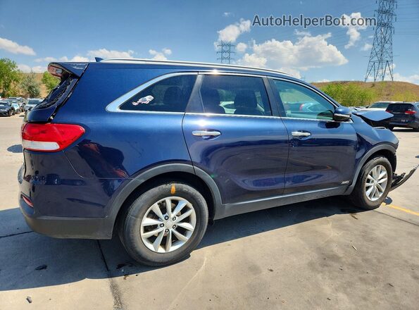 5XYPGDA37GG063711 2016 KIA SORENTO Blue Trasero derecho