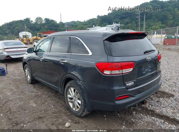5XYPGDA37GG110185 2016 KIA SORENTO Gray Հետևի ձախ