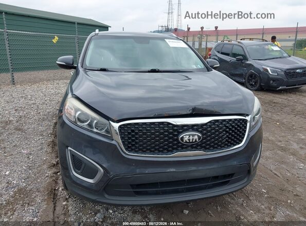 5XYPGDA37GG110185 2016 KIA SORENTO Gray Դիմացի տեսք