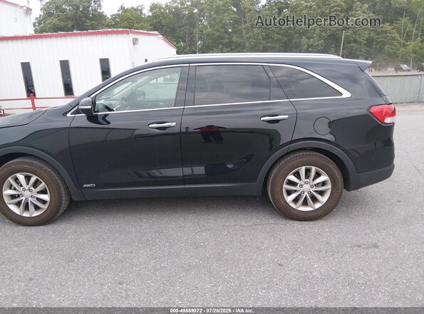 5XYPGDA37GG165686 2016 KIA SORENTO Black წინა ხედი